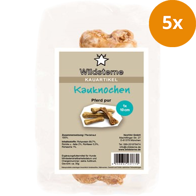 Wildsterne Kauknochen Pferd pur 10 cm (30 g)