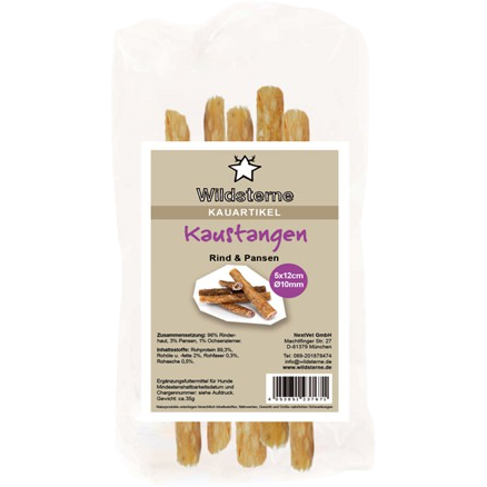 Wildsterne Kaustange Rind & Pansen 12 cm (35 g)